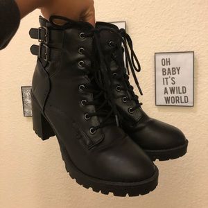 Steve Madden Latch Combat booties